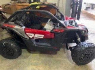 Pojazd Buggy Maverick Turbo RR Pompowane Koła Lakierowany Czerwony