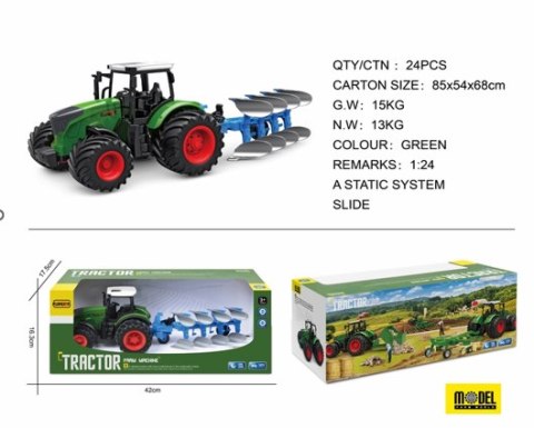 Traktor z Pługiem Obrotowym ST