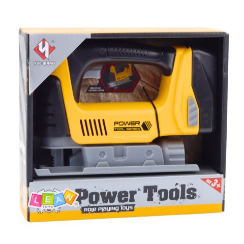 Wyrzynarka Dla Dzieci Na Baterie Światło LED Żółta