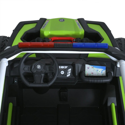 Auto na akumulator BUGGY Policja 4x200W 24V