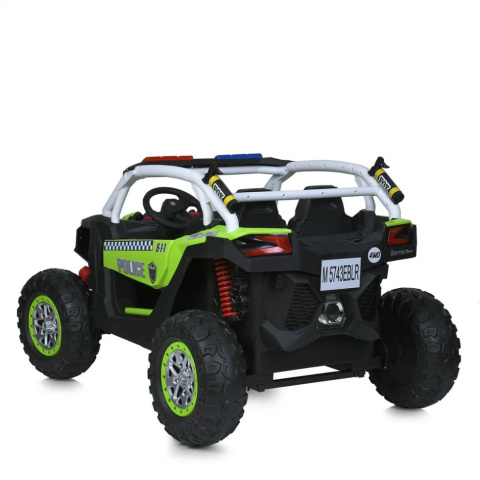 Auto na akumulator BUGGY Policja 4x200W 24V