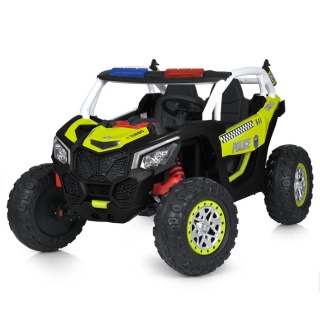Auto na akumulator BUGGY Policja 4x200W 24V