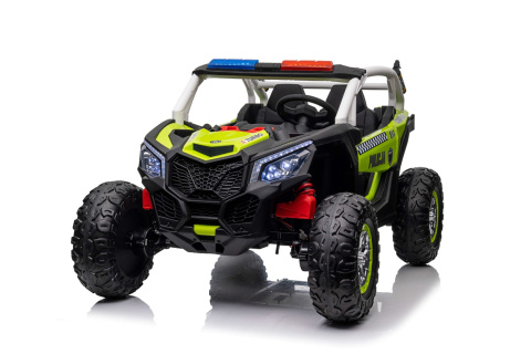 Auto na akumulator BUGGY Policja 4x200W 24V