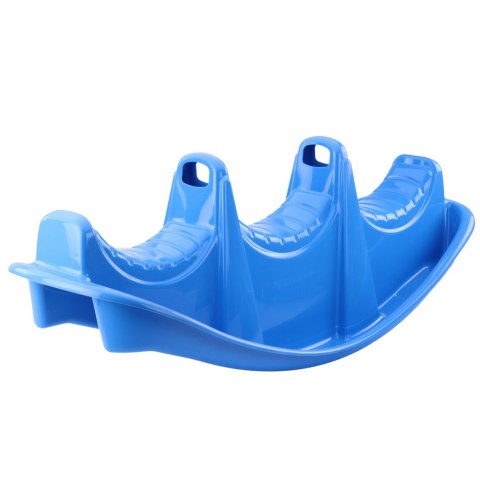 Bujak Trzyosobowy Rocker Hipopotam Naklejki Niebieski