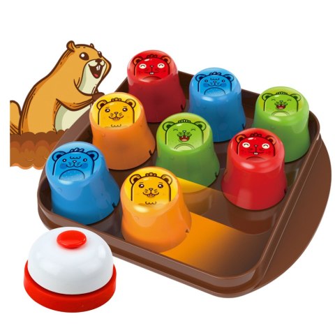 Gra Zręcznościowa 2w1 Mole Maze Szybkie Kubeczki Kółko i Krzyżyk