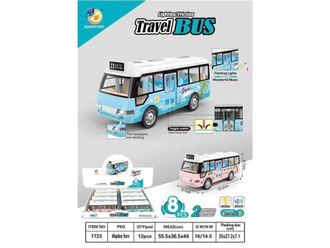 Wakacyjny Autobus z Funkcją Świateł i Dźwięku