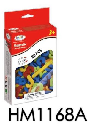 Zestaw Klocków Magnetycznych Literki 42el.