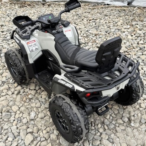 Duży Quad Can Am Outlander ATV 4x200W 24V10Ah Szary