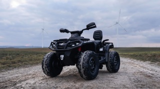 Duży Quad na akumulator Can Am Outlander 4x200W 24V ATV Czarny