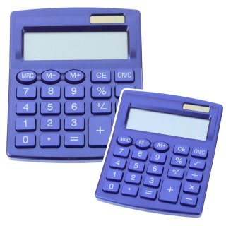 Kalkulator Biurowy Szkolny Klasyczny Ogniwo Słoneczne Granatowy
