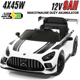 Auto na akumulator Mercedes GTR V2025 4x4 + PILOT SKÓRA MP3
