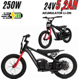 Motor 2w1 rower biegowy elektryczny do 25km/h BAIGOR 23 PRO Czarny