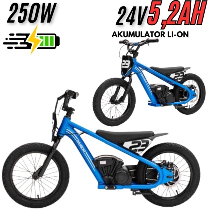 Motor 2w1 rower biegowy elektryczny do 25km/h BAIGOR 23 PRO Niebieski