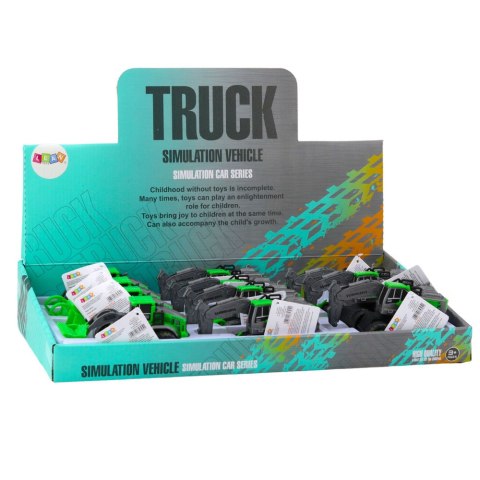 Pojazd Budowlany Koparka Zielona Napęd Frykcyjny