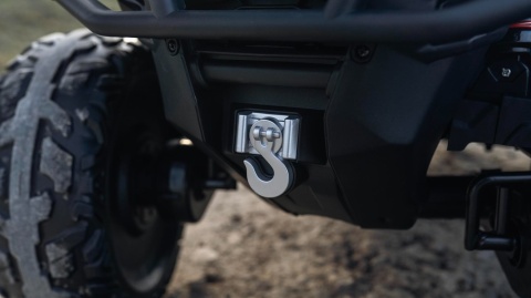 Quad Can Am Outlander 4x4 na akumulator 12V 14Ah + PILOT Czarny