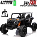 Wielki pojazd 2os. Buggy Off-Road UTV X3 4x200W 24V7AH do 90KG! Czarny