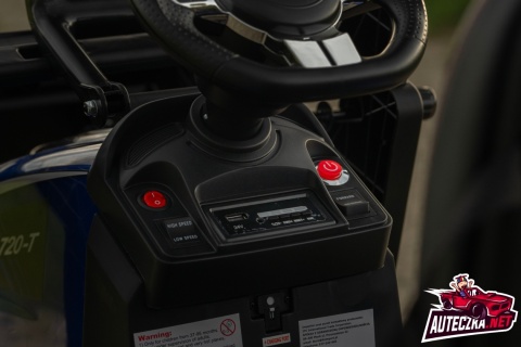 Wielki traktor/koparka na akumulator 720-T z przyczepką 24V 2x200W + POWIĘKSZONY AKUMULATOR [SX2068]