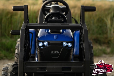 Wielki traktor/koparka na akumulator 720-T z przyczepką 24V 2x200W + POWIĘKSZONY AKUMULATOR [SX2068]