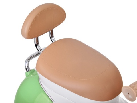 Klasyczny Skuter na akumulator elektryczny dla dziecka PA0330 zielony