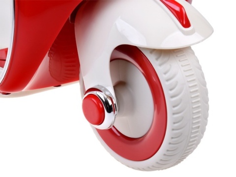 Klasyczny Skuter na akumulator elektryczny dla dziecka PA0330 czerwony