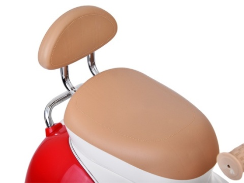 Klasyczny Skuter na akumulator elektryczny dla dziecka PA0330 czerwony