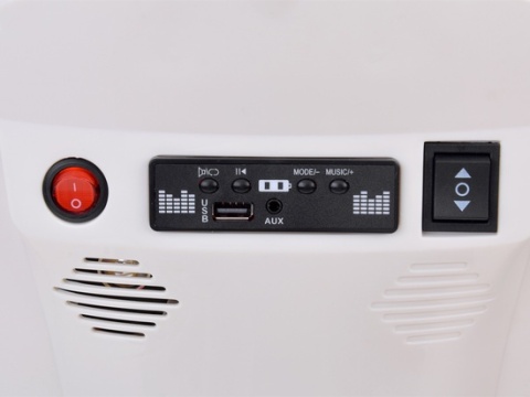 Klasyczny Skuter na akumulator elektryczny dla dziecka PA0330 czerwony