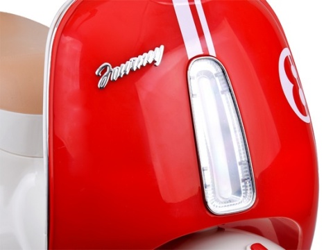 Klasyczny Skuter na akumulator elektryczny dla dziecka PA0330 czerwony