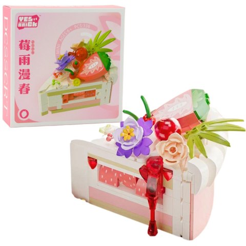 Klocki Konstrukcyjne Torcik Tort Deser Dekorowany 292-357el.