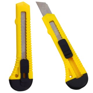 Nóż Segmentowy Do Tektury Papieru Żółty 20mm