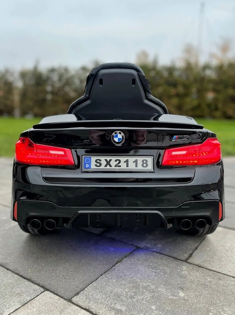 POWYSTAWOWY - ORYGINALNE BMW M5 24V Z FUNKCJĄ DRIFTU - MIĘKKIE KOŁA, DUŻE SIEDZENIE /SX2118