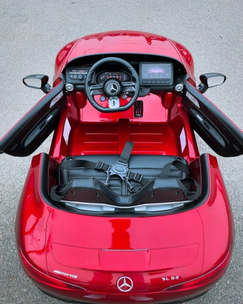 ORYGINALNY MERCEDES SL 63, PEŁEN WYPOSAŻENIE, LAKIER, 24 V JAKOŚĆ/DK-SL63