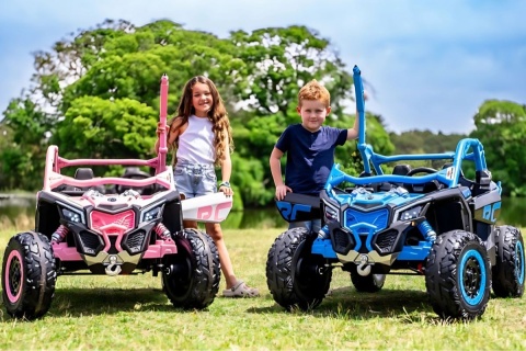 Pojazd Buggy CAN-AM Maverick Turbo RR 4x200W 2x24V7Ah Różowy