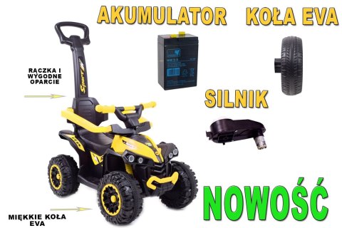 QUAD NA AKUMULATOR, JEŹDZIK, ODPYCHACZ, PCHACZ - POJAZD WIELOFUNKCYJNY /921A