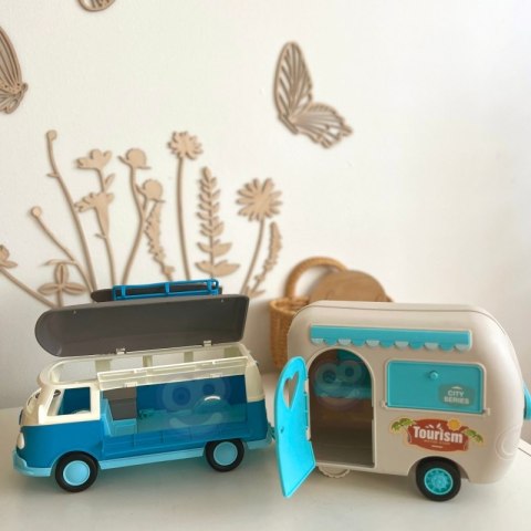 WOOPIE Kamper z Przyczepką Efekty Świetlne i Dźwiękowe