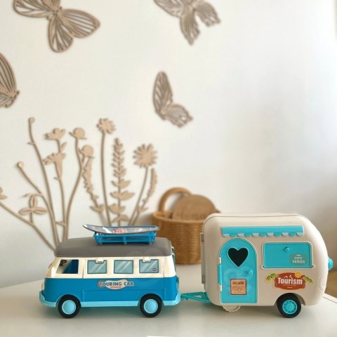 WOOPIE Kamper z Przyczepką Efekty Świetlne i Dźwiękowe