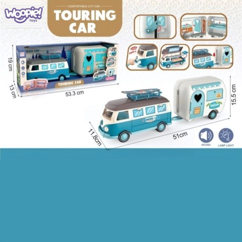 WOOPIE Kamper z Przyczepką Efekty Świetlne i Dźwiękowe