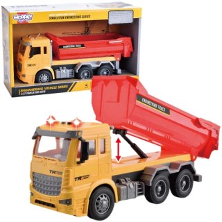 WOOPIE Wywrotka Budowlana w Skali 1:12 Efekty Świetlne Dźwiękowe