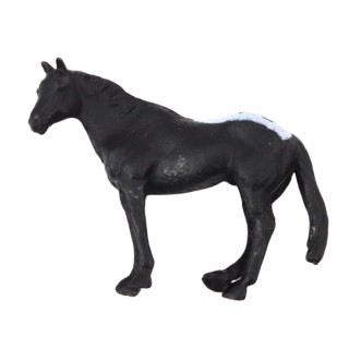 Zestaw Mini Figurki Konie Rasy Brązowy Czarny Szary 5-6cm 6szt