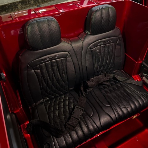 Auto na akumulator Mercedes Benz G63 AMG GIGANT XXL 4x200W 24V Czerwony LAKIEROWANY