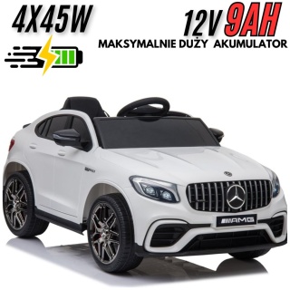 MERCEDES GLC 63S 4x4 MIĘKKIE SIEDZENIE, MIEKKIE KOŁA, SYSTEM ESW, QLS5688 - POWIĘKSZONY AKUMULATOR