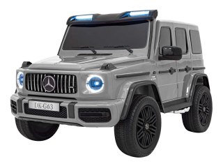 Pojazd Mercedes Benz G63 AMG XXL MP4 Srebrny Lakier