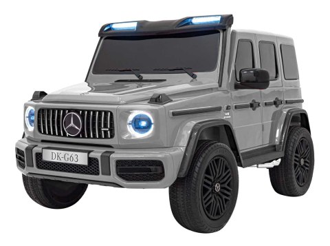 Pojazd Mercedes Benz G63 AMG XXL MP4 Srebrny Lakier