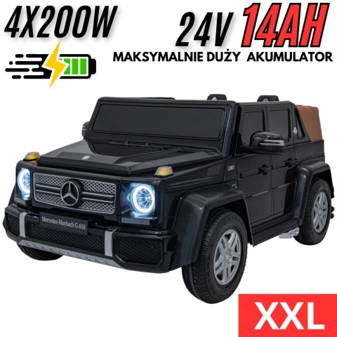 Pojazd Mercedes Benz MAYBACH G650 Czarny