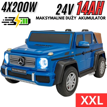 Pojazd Mercedes Benz MAYBACH G650 Niebieski