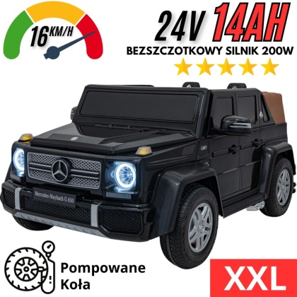Pojazd Mercedes Benz MAYBACH G650 STRONG Czarny