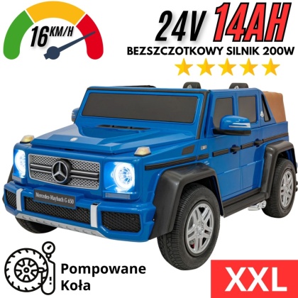 Pojazd Mercedes Benz MAYBACH G650 STRONG Niebieski