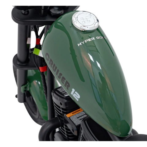 Motor CHOPPER Elektryczny Dla Dzieci HyperGoGo Cruiser 12 do 16km/h zielony