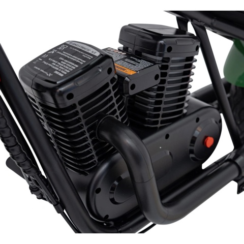 Motor CHOPPER Elektryczny Dla Dzieci HyperGoGo Cruiser 12 do 16km/h zielony