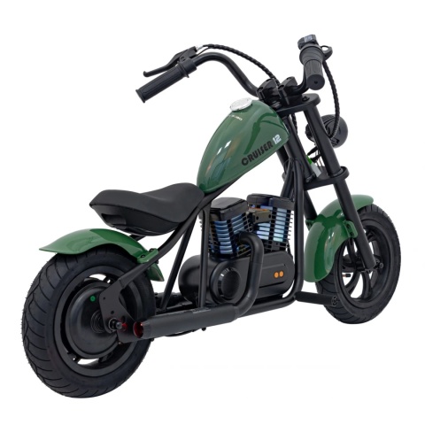 Motor CHOPPER Elektryczny Dla Dzieci HyperGoGo Cruiser 12 do 16km/h zielony