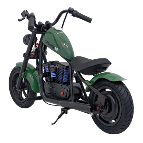 Motor CHOPPER Elektryczny Dla Dzieci HyperGoGo Cruiser 12 do 16km/h zielony